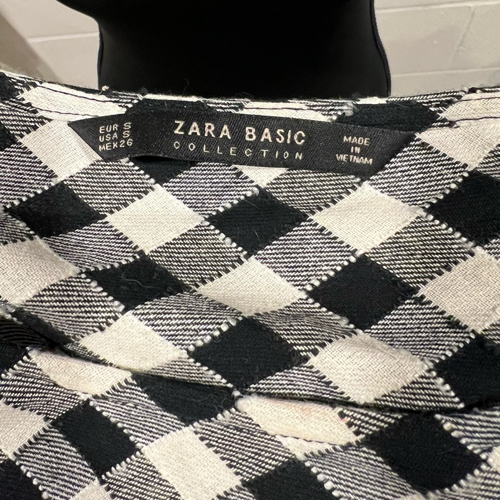Zara Small Long Shirt – Slit Hem Casual Style - Picture 7 of 7